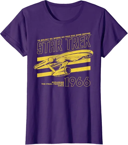 Vista 11 de Star Trek: The Original Series Enterprise '66 Collegiate Camiseta Negro