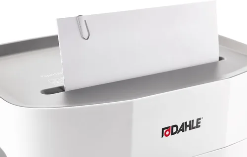 Vista 2 de Dahle PaperSAFE PS 100 - Trituradora de papel, sin aceite, protección contra atascos, nivel de seguridad P-4, 5 hojas máximas, grapas