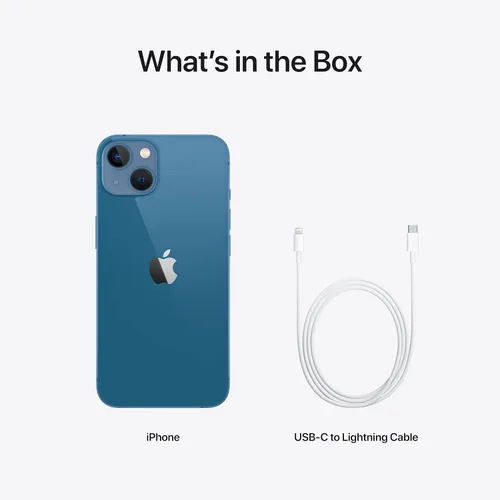 Vista 7 de Apple - iPhone 13 para operadores GSM (renovado prémium), 128 GB, color azul