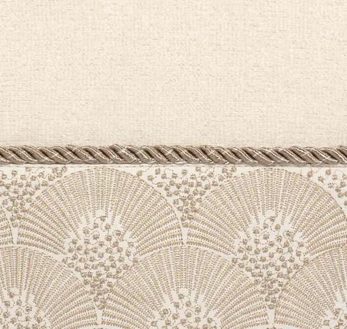 Vista 3 de Avanti Linens Deco Shell - Toalla de mano, talla única, color marfil