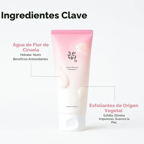 Vista 5 de Beauty of Joseon Gel Exfoliante Suave de Pétalos de Albaricoque para Cara y Cuerpo Elimina las Células Muertas de la Piel para Todos los Tipos