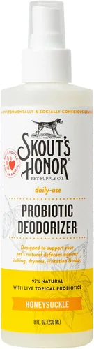 Vista 18 de SKOUT'S HONOR Spray desodorizante probiótico para perros, coco bañado por