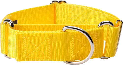 Vista 22 de Country Brook Design - Collar ancho para perro, ajustable para razas grandes - Collar de perro de nailon sólido Martingala