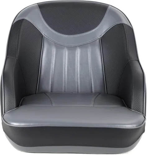 Vista 2 de Asiento de barco Pontón Asiento de cubo capitán con funda de asiento de barco