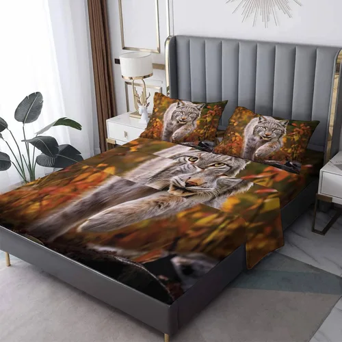 Vista 47 de Juego de sábanas tamaño individual: sábanas y fundas de almohada, sábanas y fundas de almohada, microfibra suave y bolsillo profundo y patrón sin