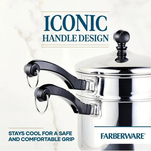 Vista 131 de Farberware Olla clásica de vapor hecha en acero inoxidable, 3 qt.