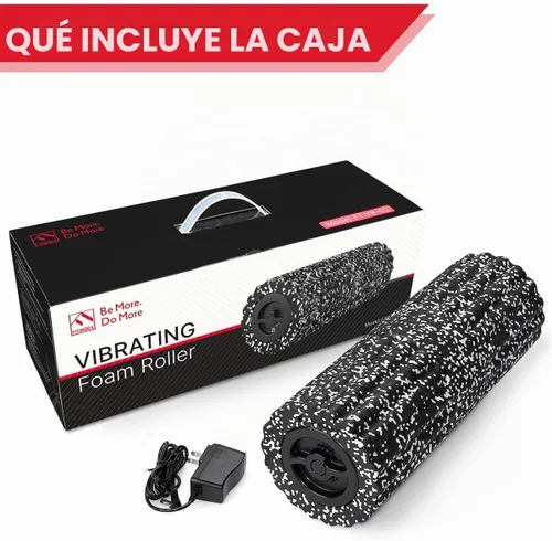 Vista 8 de FITINDEX Rodillo de espuma vibratoria para ejercicio,4 velocidades de Negro