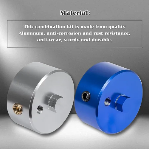 Vista 6 de EN-47971 y 7219 Adaptador de manómetro de aceite compatible con motores GM 4.8L, 5.3L, 5.7L, 6.0L 1996-2006 en motores V8 de generación IV y V