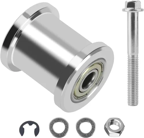 Vista 8 de Tensor de Cadena de Bicicleta Mini de 8 mm con Rodillo de 1-3/4" adecuado para Coleman CT100U CC100X, Baja Doodlebug DB30, Motovox MBX10/MBX11 Negro