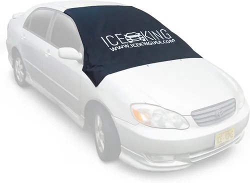 Vista 4 de Cubierta magnética para parabrisas, tamaño enorme que se adapta a cualquier automóvil, camión, SUV, camioneta o automóvil, mantiene el hielo