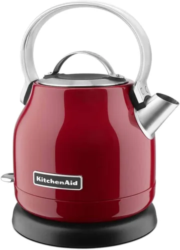 Vista 8 de KitchenAid Kek1222TB hervidor de agua eléctrico, 40.5 onzas, color Twilight Blue, Pistacho Tapa extraíble para un fácil llenado, diseño de acero