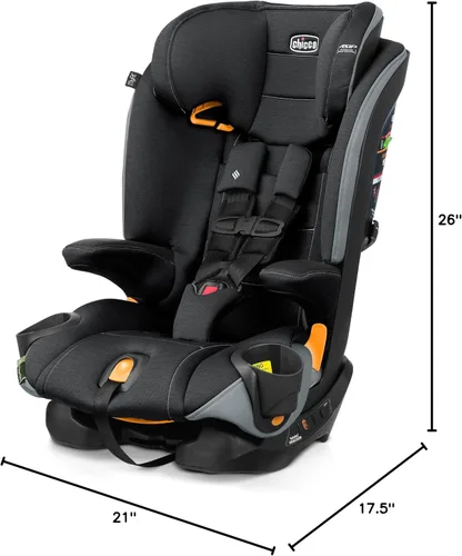 Vista 10 de Chicco MyFit Harness + Booster Car Seat, 5-Point Harness and High Back Seat Obsidiana
