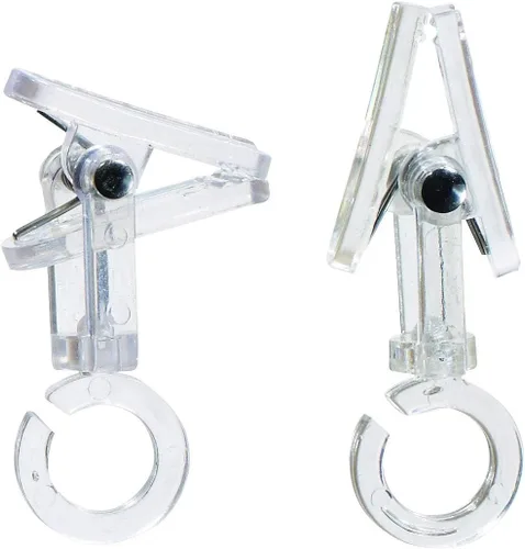 Vista 2 de RV Designer M111, Klippy Klips Clips para Toldo, Colgadores Ligeros, 10 por Paquete, Transparente