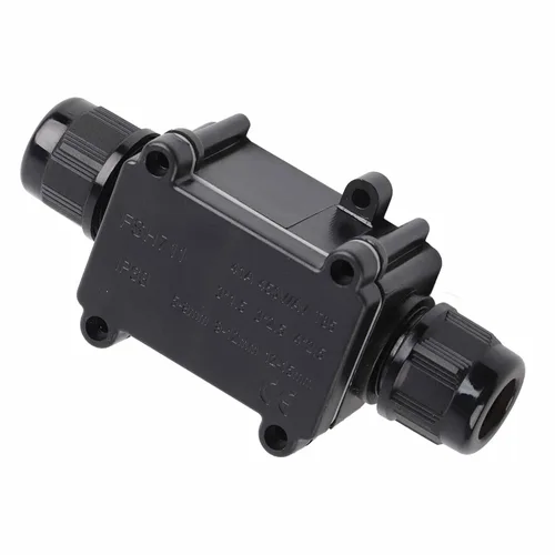 Vista 4 de Línea de cable subterráneo, caja de conexiones IP68, conector de línea de cable subterráneo de 2 vías, tamaño de junta para exteriores