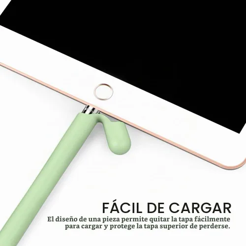 Vista 4 de AHASTYLE - Funda de silicona para Apple Pencil de 1ª generación Verde aguacate