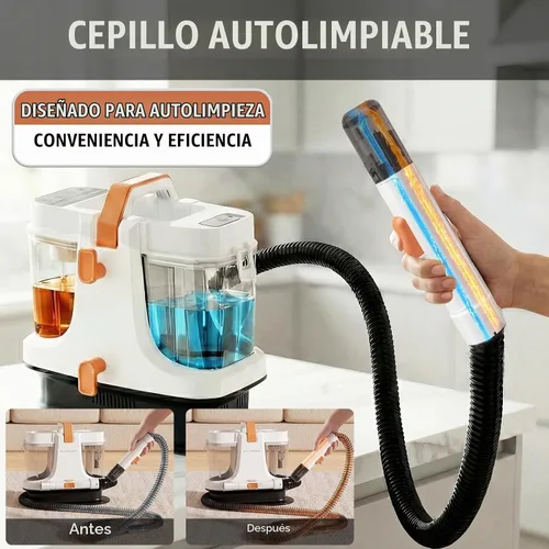 Vista 8 de Starrybot Máquina limpiadora de tapicería, extractor de manchas de mascotas Blanco