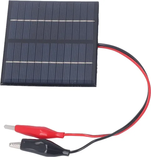 Vista 2 de Omabeta 1.5W 12V Panel solar, panel solar ligero portátil de salida de alta eficiencia de polisilicio para cargador de batería