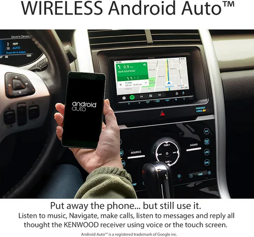 Vista 4 de Kenwood DDX9907XR Receptor de CD/DVD de 6.8" con Apple CarPlay y Android Auto