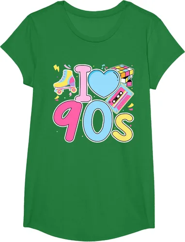 Vista 54 de I Love 90's Retro Style Nostalgia Vibe Funny 1990's Party T-Shirt Negro