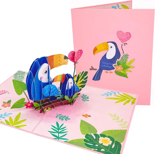 Vista 9 de PopLife - Mariposa monarca y margarita - Tarjeta pop-up 3D desplegable para Día de la Madre - San Valentín, aniversario, cumpleaños, agradecimiento