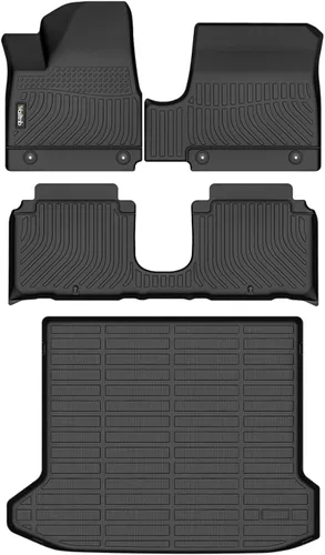 Vista 228 de Tapetes de piso para todo clima y forro de carga con respaldo para Chevrolet Suburban de 7 asientos 2021-2025 / GMC Yukon XL de 7 asientos