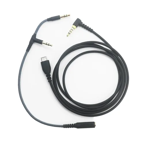 Vista 2 de NewFantasia Cable de audio de repuesto compatible con auriculares SteelSeries Arctis Nova 3 para juegos de 6.6 ft/6.6 pies