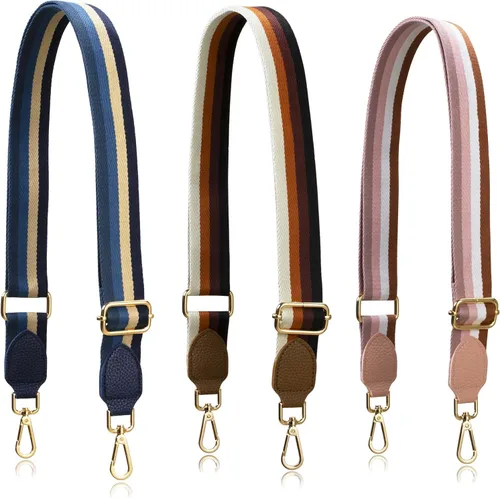 Vista 6 de Allzedream - Correa cruzada de algodón suave y ajustable para bolso, Broche
