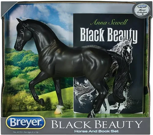 Vista 4 de Breyer Traditional Misty & Stormy - libro y juguete de Stormy, belleza negra, talla única