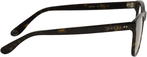 Vista 3 de Gucci Gucci Logo GG 0476O 007 Havana - Lentes rectangulares de plástico, 2.008in