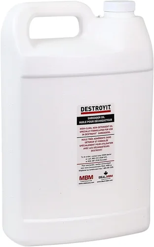 Vista 3 de MBM Destroyit - Aceite para triturar papel (4 x 1 galón) - CED21G