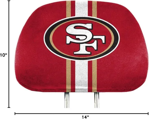 Vista 2 de FANMATS NFL Cubrereposacabezas estampado unisex para adultos