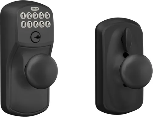 Vista 17 de SCHLAGE FE595VCAM716ACC FE595VCAM/ACC 716 cerradura de teclado para puerta, con manija Accent, flexible, bronce envejecido