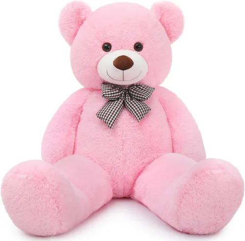 Vista 28 de MaoGoLan Oso de Peluche Teddy Gigante, Animal de Peluche Grande de Tamaño Real, 5 Pies, Suave y Esponjoso Gran Regalo de Oso Teddy para Baby Shower