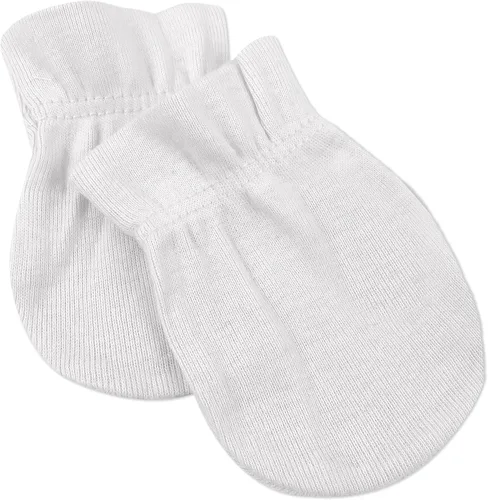 Vista 3 de HonestBaby Baby - Paquete de 100% gorras de algodón orgánico multipack y guantes sin rasguños