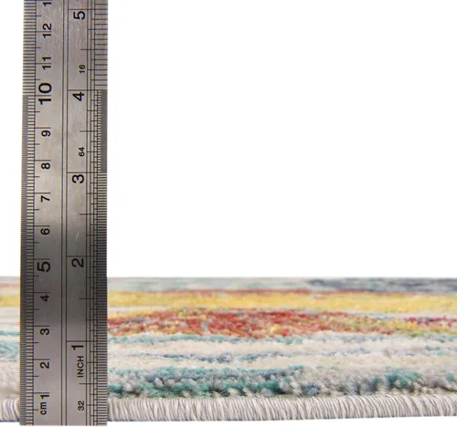 Vista 5 de Unique Loom Ariel Collection - Alfombra de área con caballito de mar (4 pies 1 pulgada, redonda, multicolor)