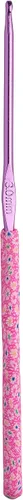 Vista 8 de The Quilted Bear Ganchos de ganchillo – Ganchos de ganchillo florales de agarre suave premium con mango ergonómico de arcilla polimérica, gama