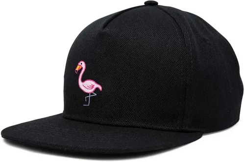 Vista 4 de DALIX Flamingo Snapback Flat Bill Gorra de béisbol bordada para hombre