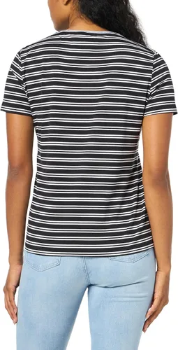 Vista 3 de Tommy Hilfiger Camisetas clásicas para mujer - Camisetas de algodón con cuello en V