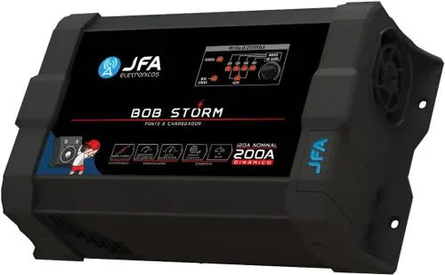 Vista 3 de JFA BOB Storm Fuente de alimentación y fuente automotriz cargador 200 amperios SCI Bivolt Slim Shape Smart Cooler