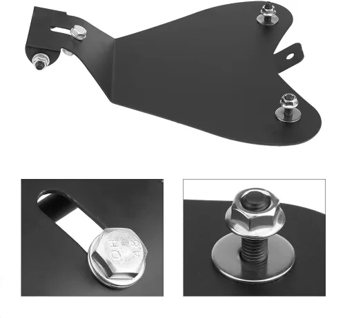 Vista 3 de Soporte de placa base de motocicleta para Bobber Chopper, Duty Steel