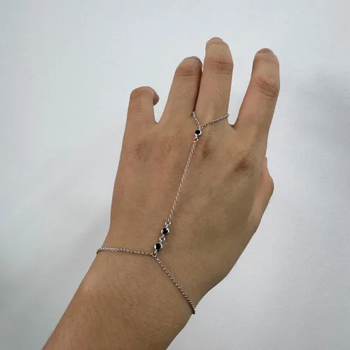 Vista 88 de Pulsera de plata de ley 925 para mujer, pulsera de mano para mujer, pulseras esclavas de 7 a 9 pulgadas ajustable