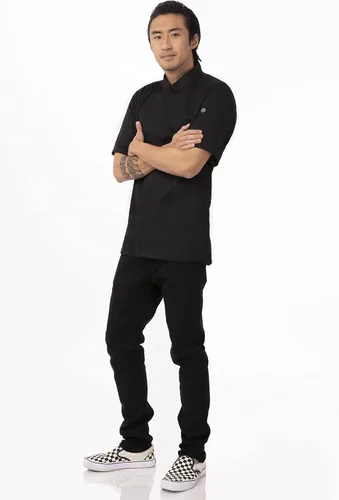Vista 4 de Chef Works Springfield - Abrigo de chef para hombre