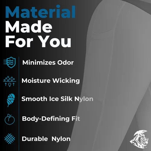 Vista 6 de Real Men D Pouch - Pantalones de compresión para hombre, leggings para hombre, pantalones de yoga, medias, capa base para hombres clima frío