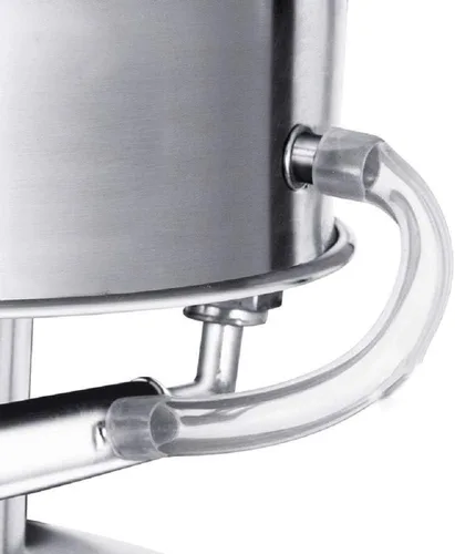 Vista 3 de YUEWO 10L destilador de cervecería Moonshine Still vaporizador máquina de aceite esencial Inicio Brewing olla antiadherente Hacer vino 304 volumen