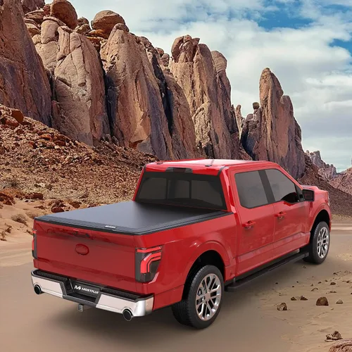 Vista 8 de MOSTPLUS Cubierta enrollable de vinilo suave para caja de camioneta Tonneau compatible con Ford Ranger 1982-2011 para cama de 6 pies