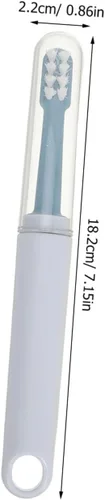 Vista 2 de PET Toothbrush Set, Double Headed Gentle Cleaning, 3pcs ABS Tpr