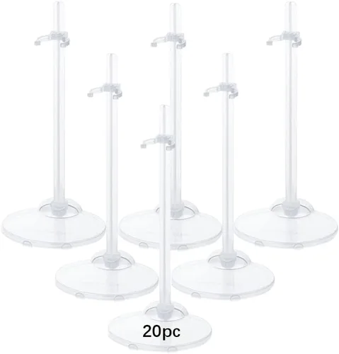 Vista 8 de 10 soportes para muñecas, soporte de exhibición de muñeca, soporte de exhibición ideal con clip de cintura ajustable para muñecas de 11 a 13 10
