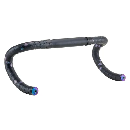 Vista 3 de Supacaz Super Sticky Kush Galaxy Oil Slick Bar Tape - Cinta de agarre para manillar de bicicleta de carretera