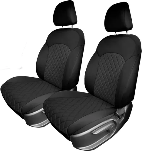 Vista 19 de FH Group Fundas de asiento de automóvil de ajuste personalizado específicamente hechas para Kia Forte 2019-2022, fundas de asiento de automóvil
