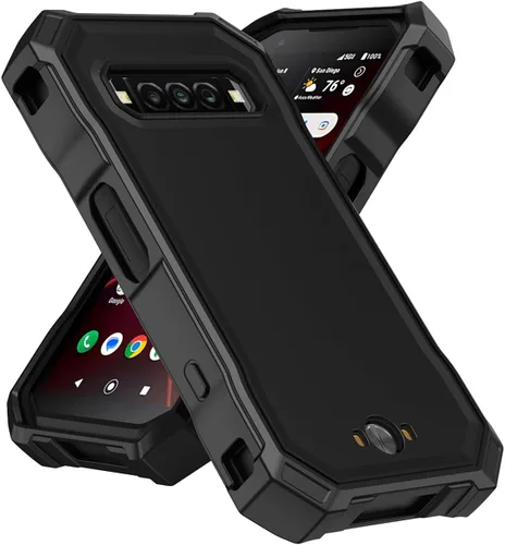 Vista 7 de Ailiber Funda para Kyocera DuraForce Pro 3, con protector de pantalla, protección de estructura de doble capa, esquinas a prueba de golpes